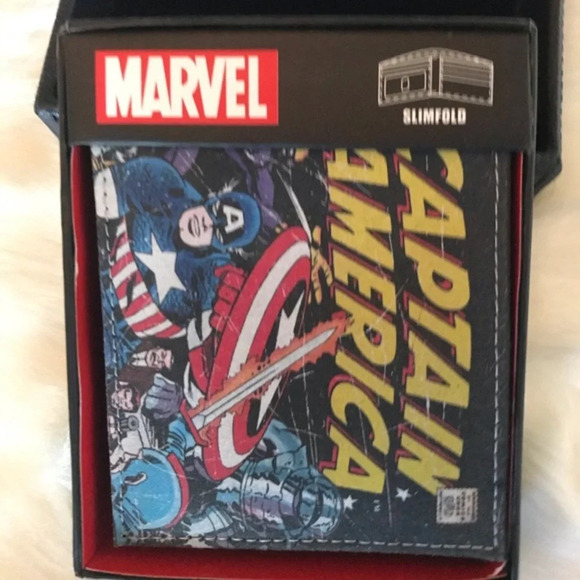 Marvel Captain America Slimfold Wallet - Picture 2 of 5
